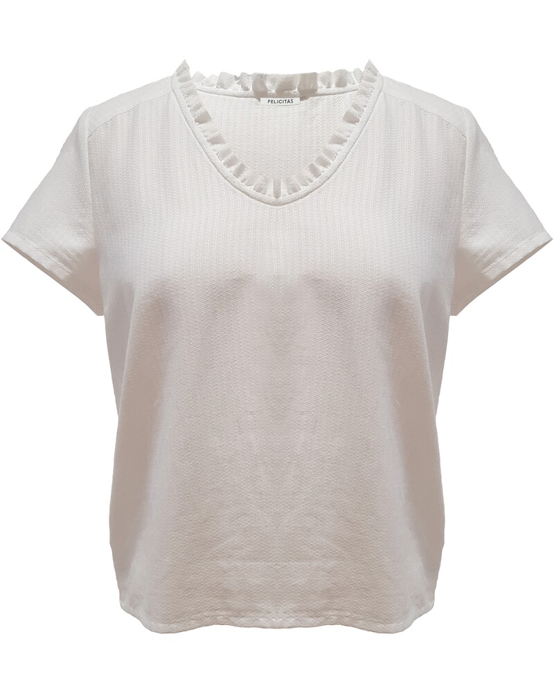 Halbarm-Blusenshirt Bernadette