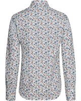 Popeline-Blumenbluse mit Hirschen, Luis Steindl