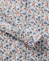 Popeline-Blumenbluse mit Hirschen, Luis Steindl