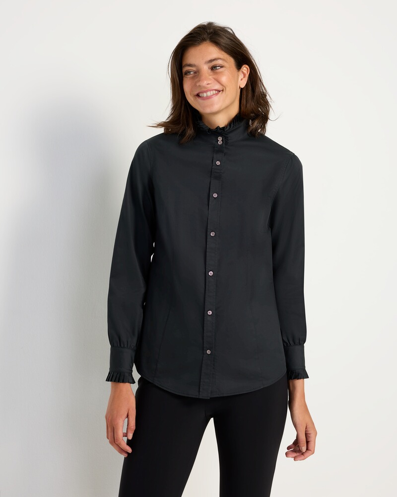 Bluse mit Rüschenkragen, REITMAYER