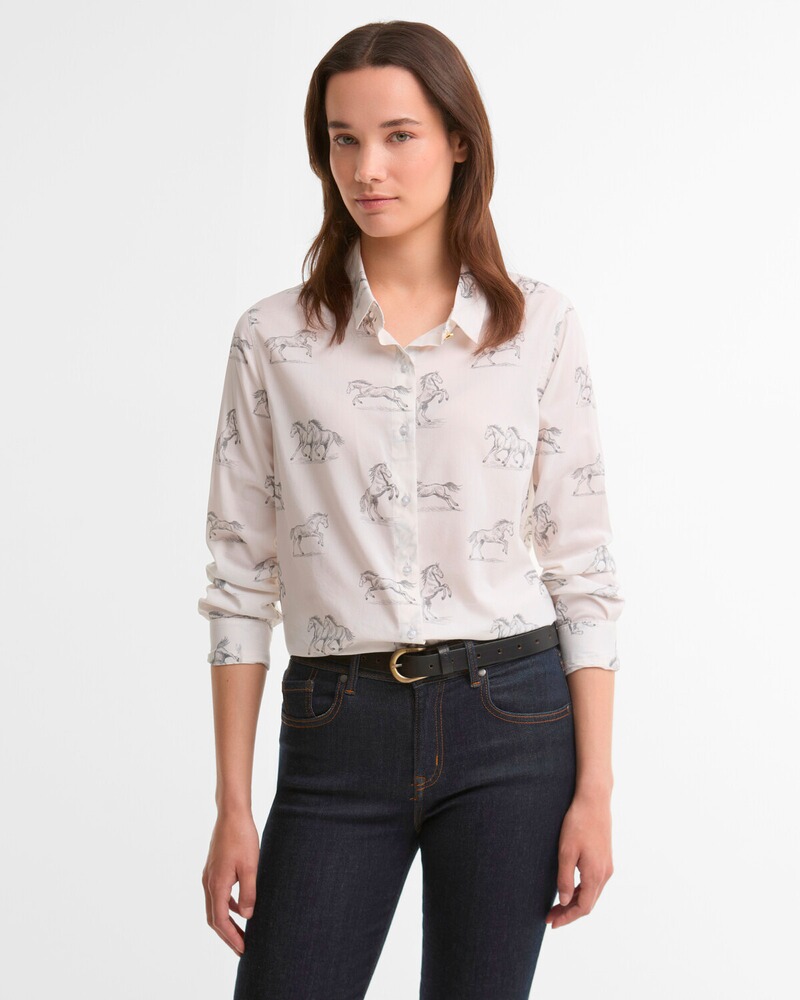 Bluse Safari Pferd, Barbour