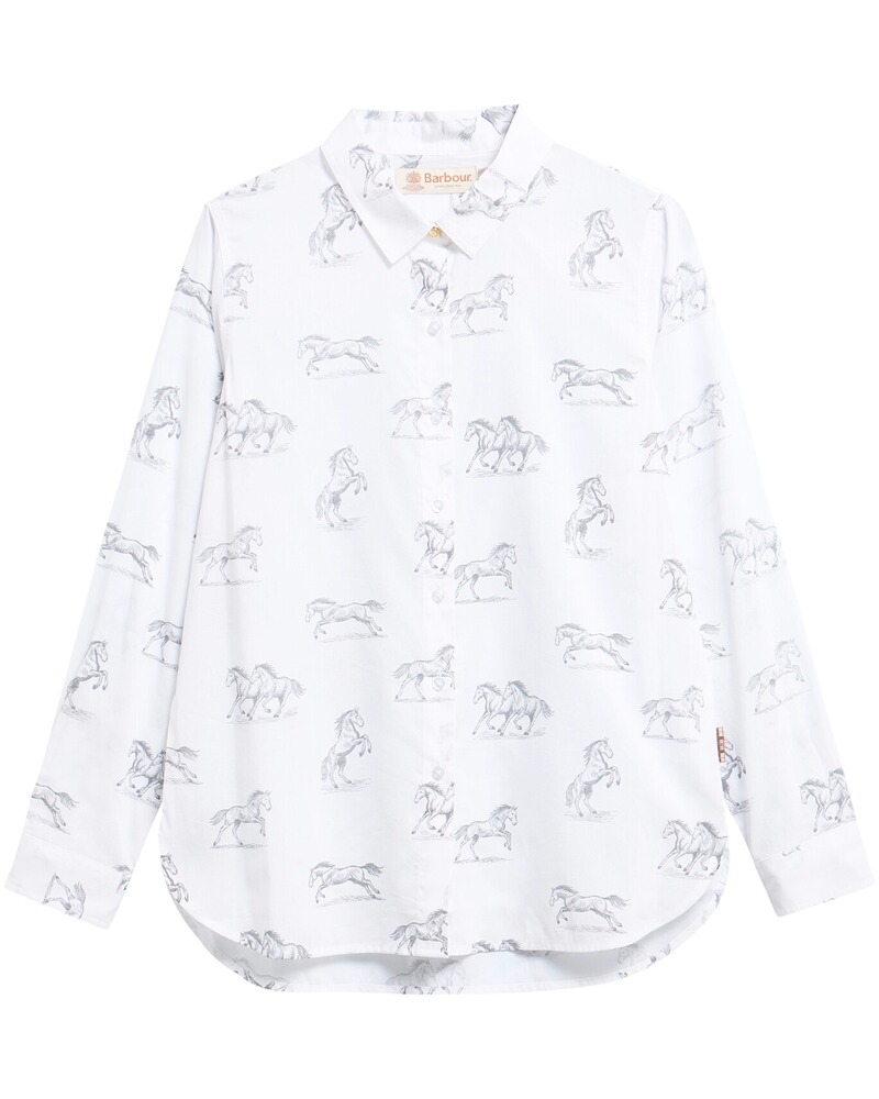 Bluse Safari Pferd