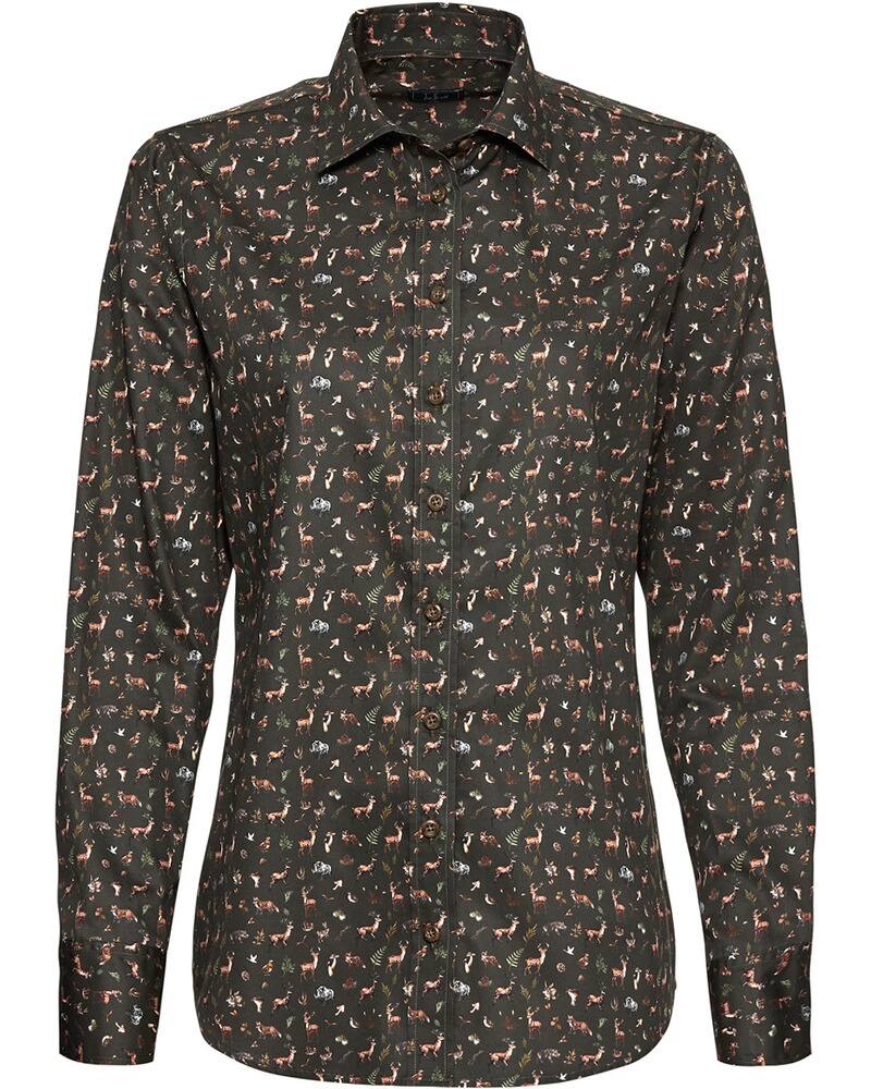 Bluse Waldtiere