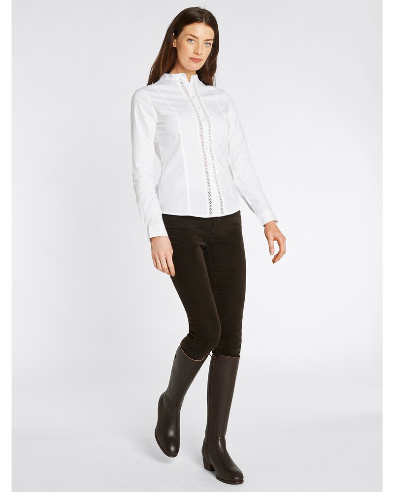 Bluse Waterlily mit Spitzeneinsatz, Dubarry
