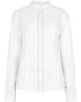 Bluse Waterlily mit Spitzeneinsatz, Dubarry