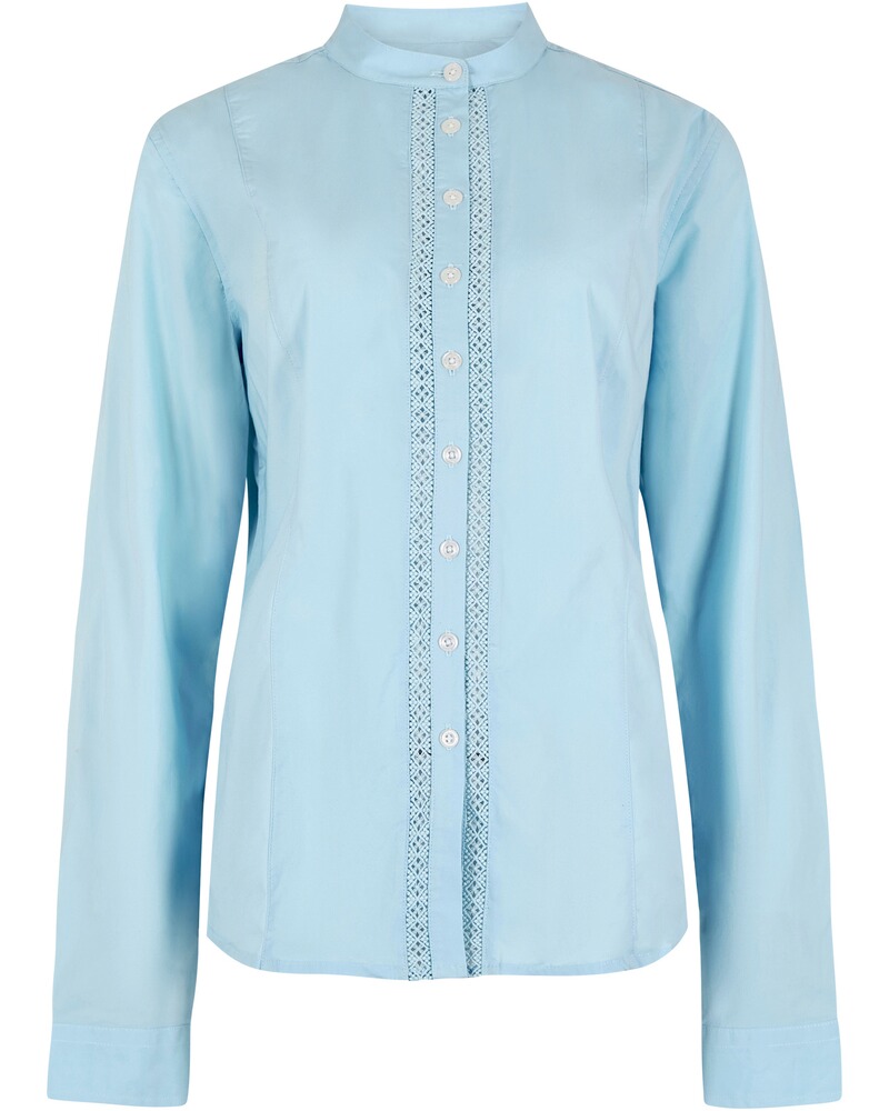 Bluse Waterlily mit Spitzeneinsatz