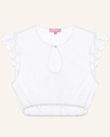 Dirndlbluse Creme transparent Krüger x Melissa Naschenweng, Krüger