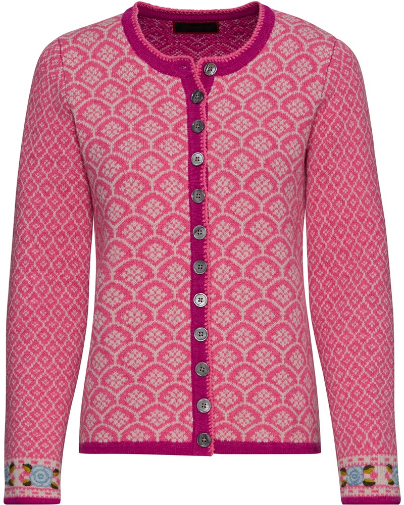 Jacquard-Strickjacke