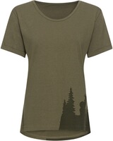 Damen T-Shirt Rotwild Silhouette, Parforce Essential