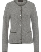 Strickcardigan mit Rückenstickerei, REITMAYER