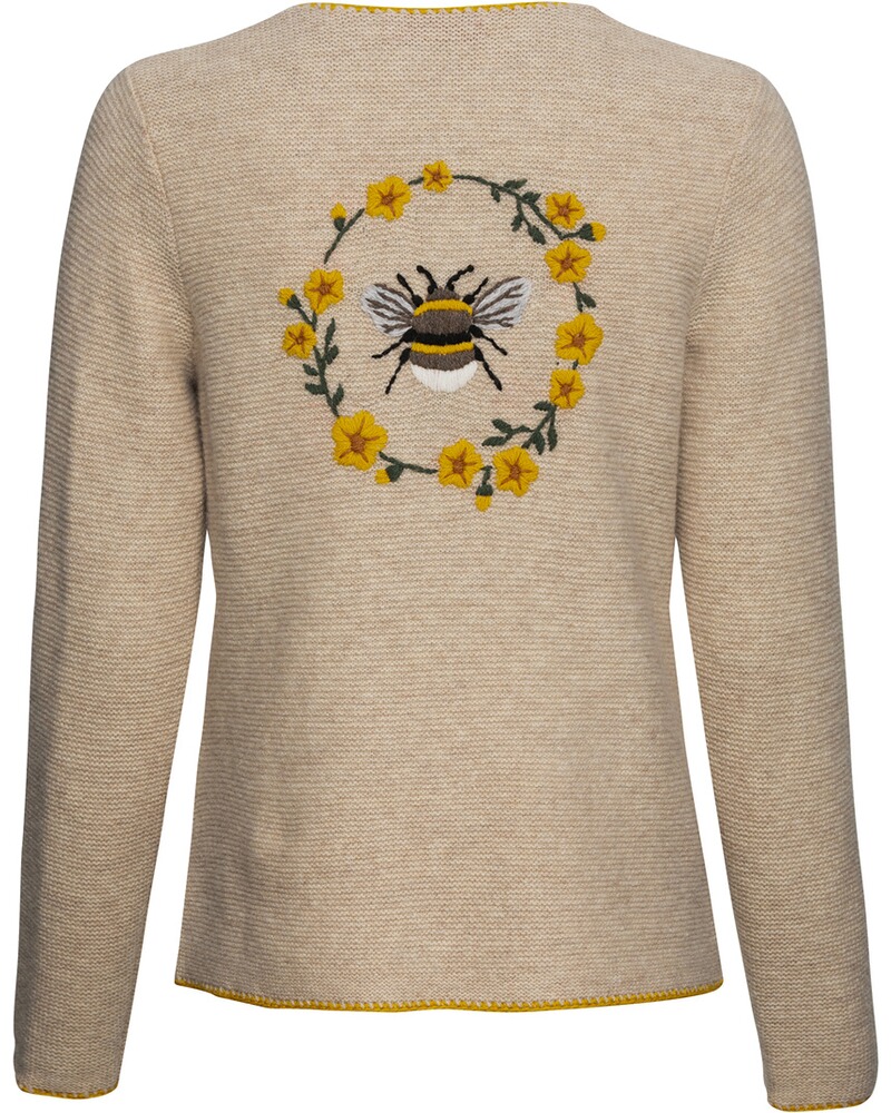 Linksstrickjacke mit Rückenstick, REITMAYER