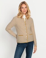 Linksstrickjacke mit Rückenstick, REITMAYER