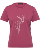 Kurzarm-Shirt mit Hirschdruck, REITMAYER