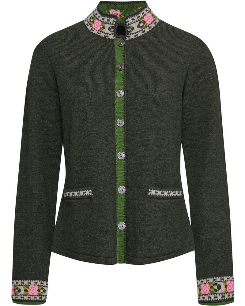 Strickjacke mit Jacquard-Muster