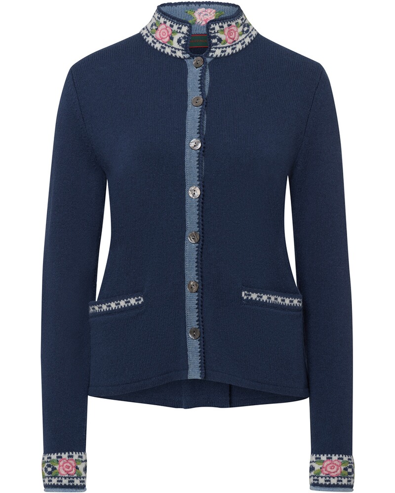 Strickjacke mit Jacquard-Muster