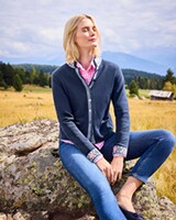 Strickjacke mit Jacquard-Muster, REITMAYER