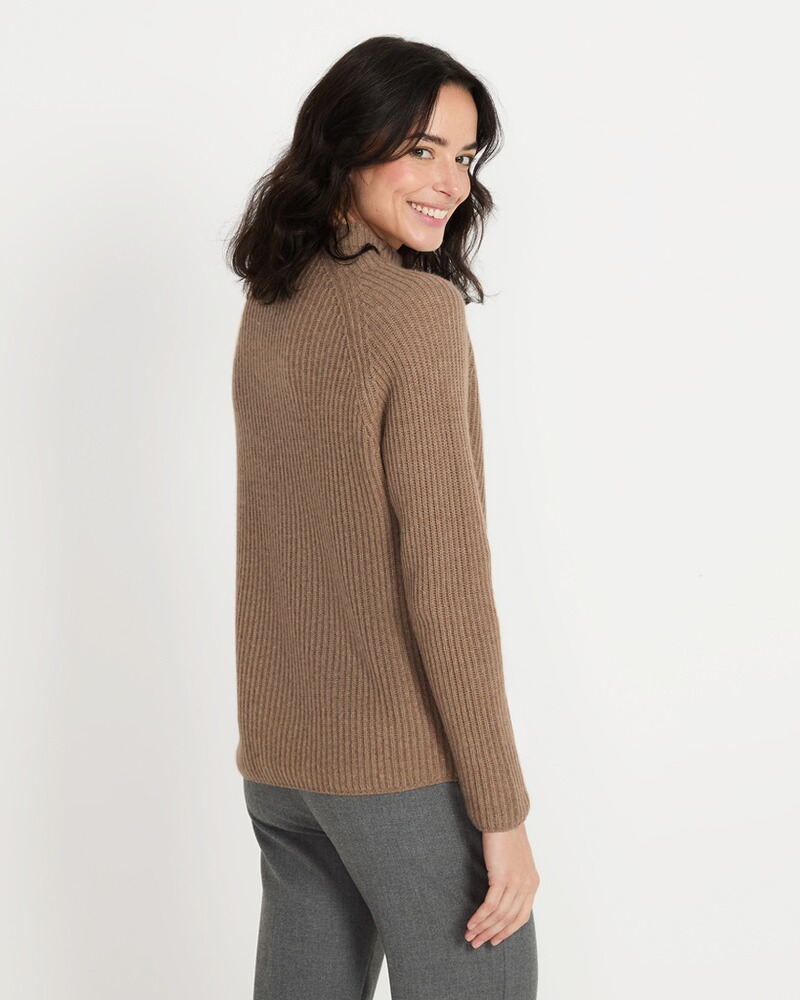 Kaschmir Stehkragenpullover, Brigitte von Schönfels