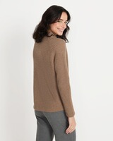 Kaschmir Stehkragenpullover, Brigitte von Schönfels