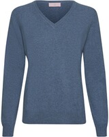 Kaschmir V-Pullover, Brigitte von Schönfels