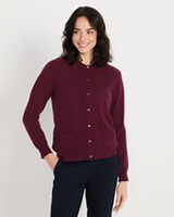 Kaschmir Rundhals-Cardigan, Brigitte von Schönfels