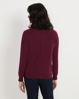 Kaschmir Rundhals-Cardigan, Brigitte von Schönfels