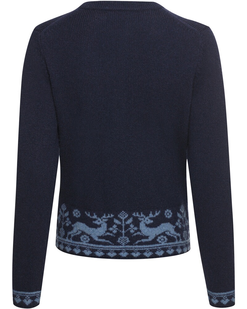 Strickjacke mit Jacquard-Muster, Luis Steindl