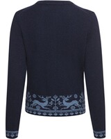 Strickjacke mit Jacquard-Muster, Luis Steindl