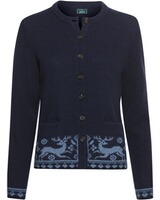 Strickjacke mit Jacquard-Muster, Luis Steindl
