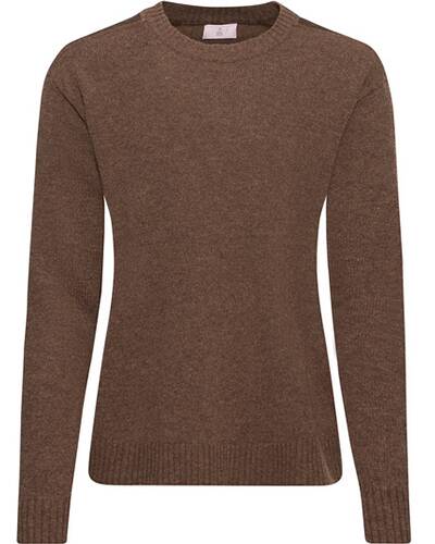 Pullover mit Cord-Patches, Brigitte von Schönfels