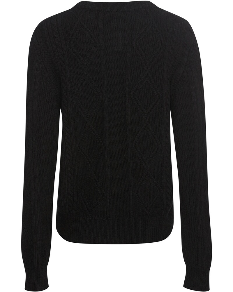 Strickjacke mit Samtband, REITMAYER