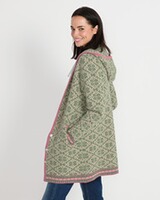 Lange Jacquard-Strickjacke, REITMAYER