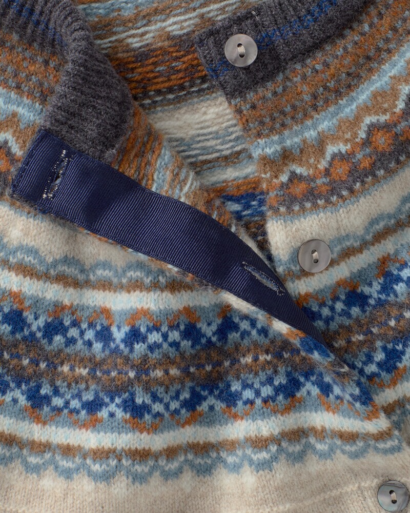 Strick-Cardigan Alpine Short, Eribé