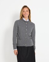 Strickjacke mit Rüschenkragen, Luis Steindl