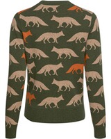 Pullover mit Fuchs-Intarsie, Brigitte von Schönfels