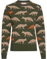 Pullover mit Fuchs-Intarsie, Brigitte von Schönfels