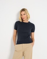 Kurzarm-Pullover, Brigitte von Schönfels