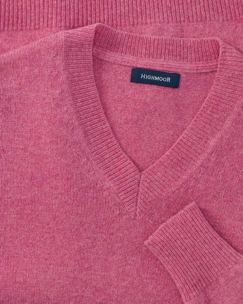 V-Pullover aus Lambswool, HIGHMOOR