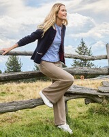 Strickjacke mit Rückenfalte, REITMAYER