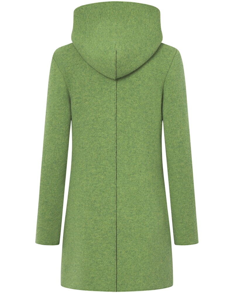 Kapuzen-Strickmantel Alina, Stapf