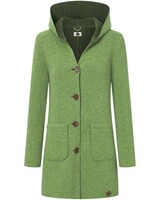 Kapuzen-Strickmantel Alina, Stapf