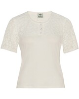 T-Shirt mit Blumenstick, Berwin