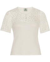 T-Shirt mit Blumenstick, Berwin