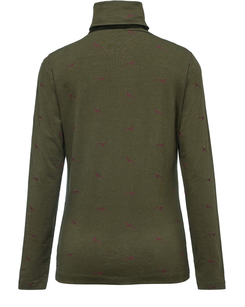 Damen Rollkragenshirt Fasan, Parforce Tradition