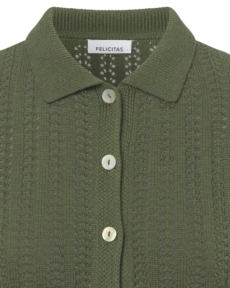 Halbarm-Strickpullover Peppa, FELICITAS