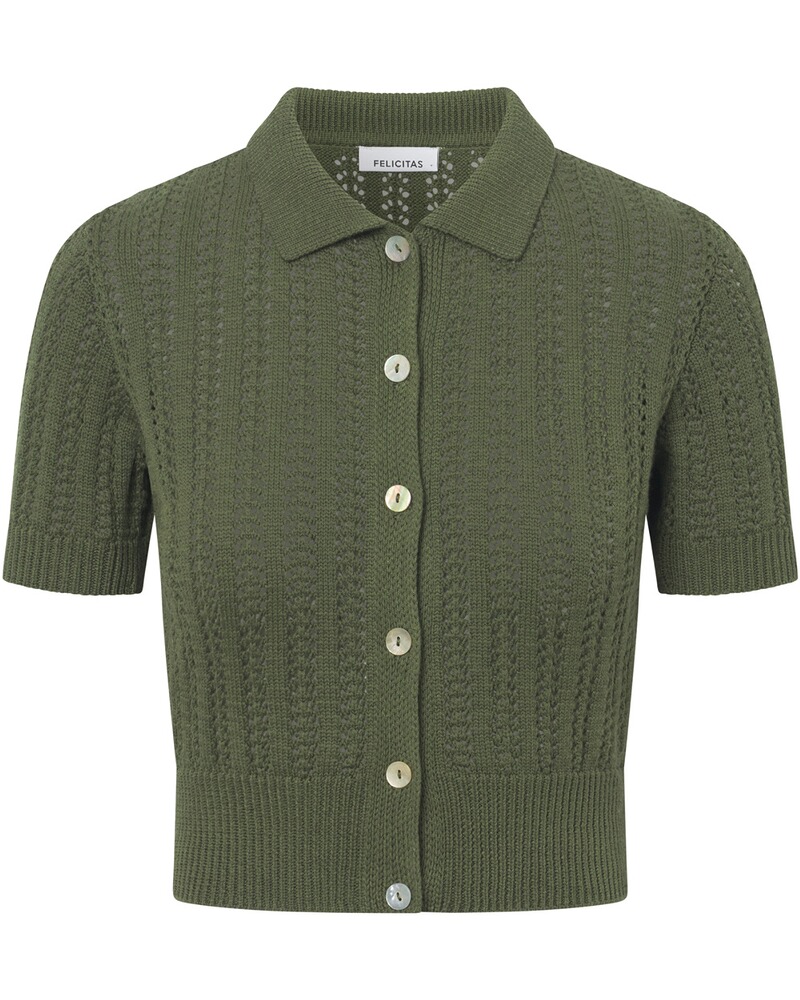 Halbarm-Strickpullover Peppa