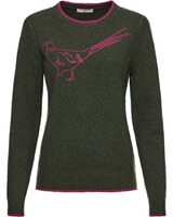 Pullover mit Fasanmotiv, Brigitte von Schönfels
