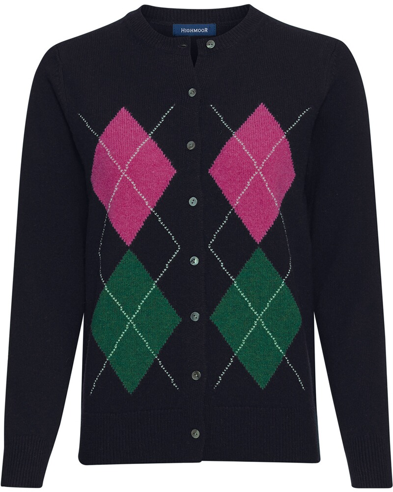 Argyle-Cardigan