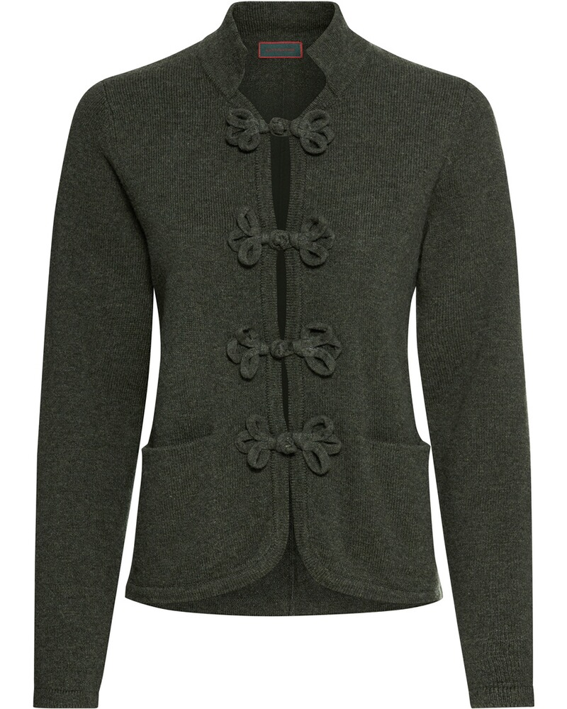 Posament-Strickjacke