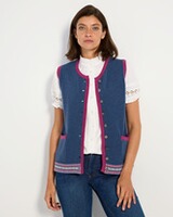 Jacquard-Strickweste, REITMAYER