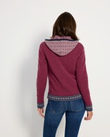 Kapuzen-Cardigan mit Jacquard-Muster, REITMAYER